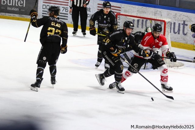 Photo hockey match Rouen - Amiens  le 28/02/2025