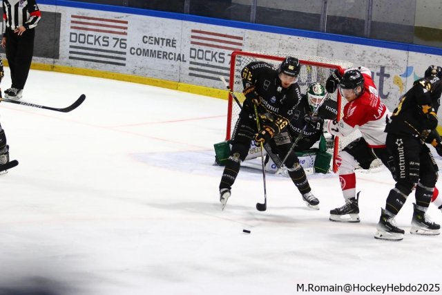 Photo hockey match Rouen - Amiens  le 28/02/2025