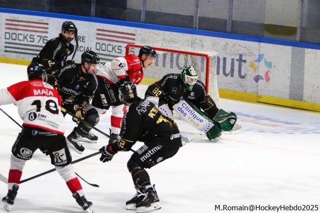 Photo hockey match Rouen - Amiens  le 28/02/2025