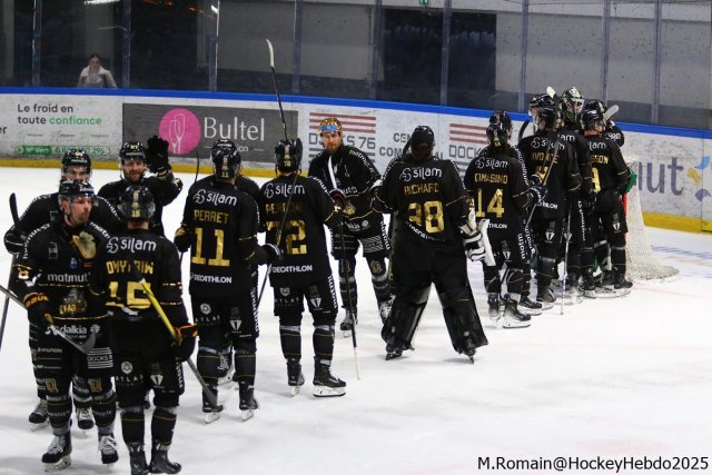 Photo hockey match Rouen - Amiens  le 28/02/2025