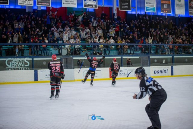 Photo hockey match Mont-Blanc - Caen  le 01/03/2025
