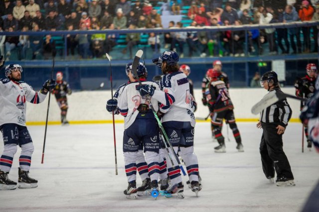 Photo hockey match Mont-Blanc - Caen  le 01/03/2025