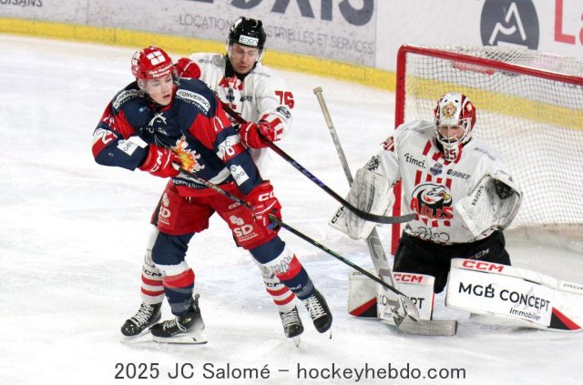 Photo hockey match Grenoble  - Nice le 01/03/2025