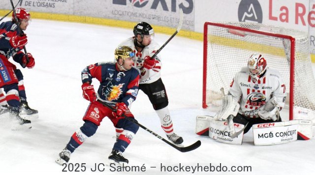 Photo hockey match Grenoble  - Nice le 01/03/2025