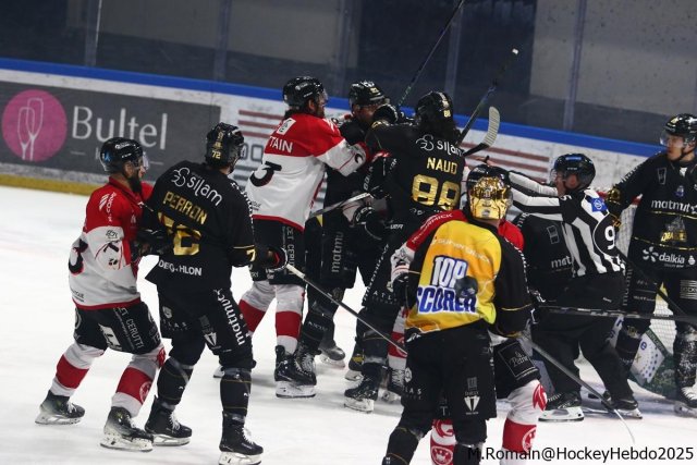 Photo hockey match Rouen - Amiens  le 01/03/2025