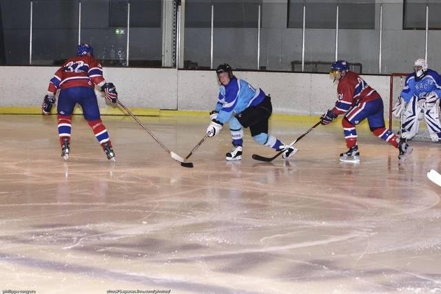 Photo hockey reportage Match de gala sur la glace havraise