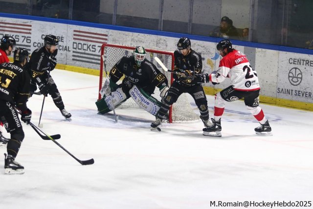 Photo hockey match Rouen - Amiens  le 01/03/2025