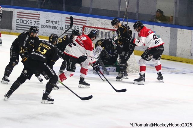 Photo hockey match Rouen - Amiens  le 01/03/2025