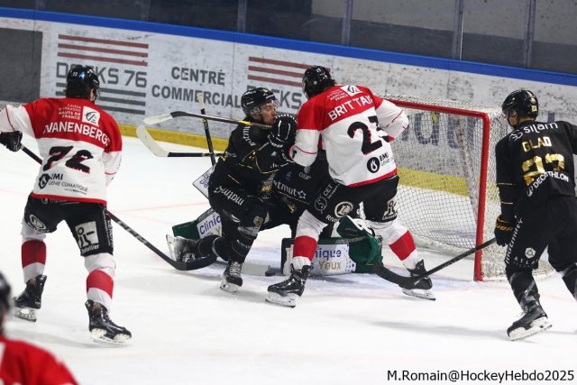 Photo hockey match Rouen - Amiens  le 01/03/2025