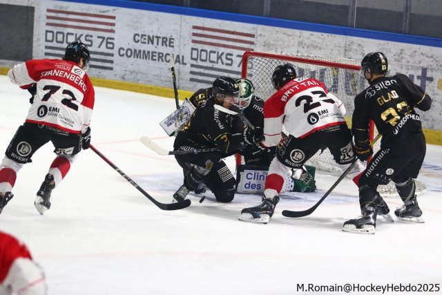 Photo hockey match Rouen - Amiens  le 01/03/2025