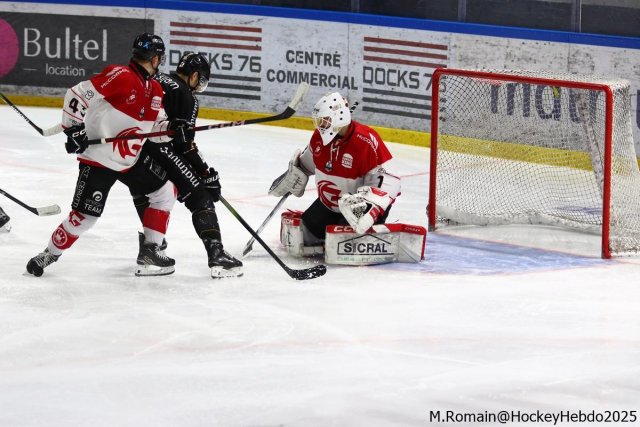 Photo hockey match Rouen - Amiens  le 01/03/2025