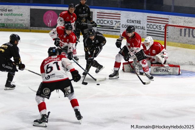 Photo hockey match Rouen - Amiens  le 01/03/2025