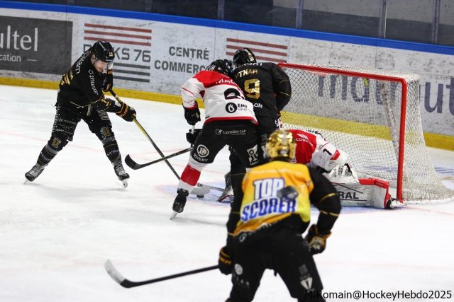 Photo hockey match Rouen - Amiens  le 01/03/2025