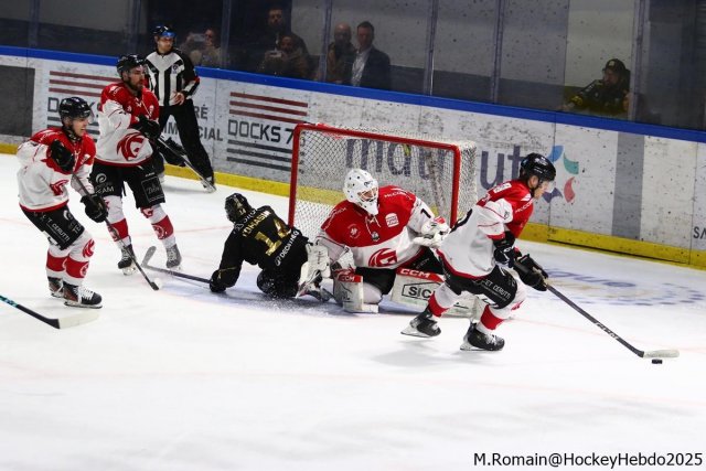 Photo hockey match Rouen - Amiens  le 01/03/2025