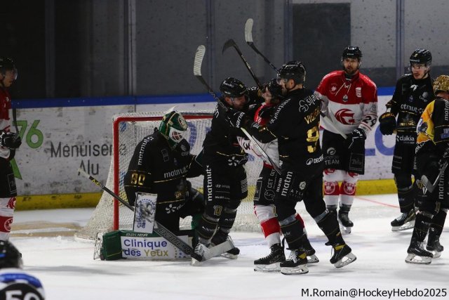 Photo hockey match Rouen - Amiens  le 01/03/2025