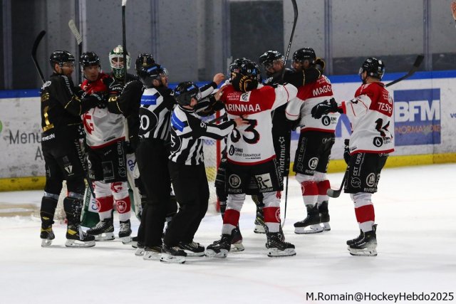 Photo hockey match Rouen - Amiens  le 01/03/2025