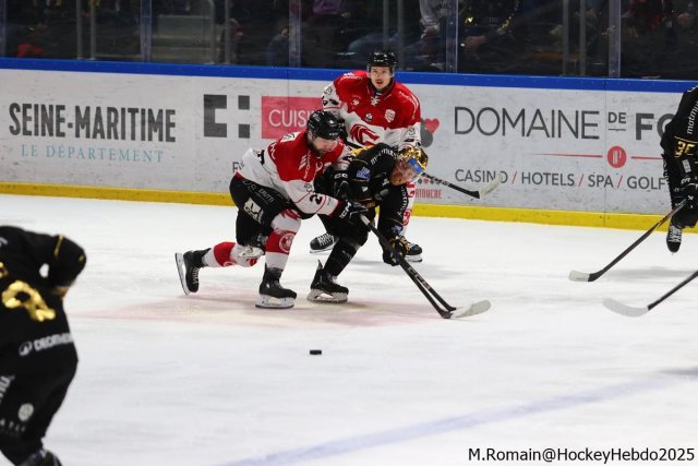 Photo hockey match Rouen - Amiens  le 01/03/2025