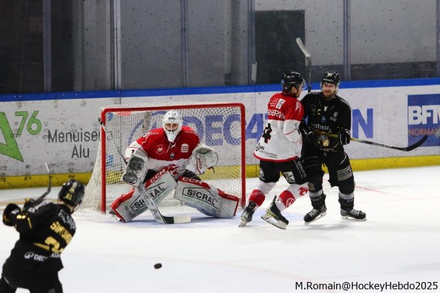 Photo hockey match Rouen - Amiens  le 01/03/2025