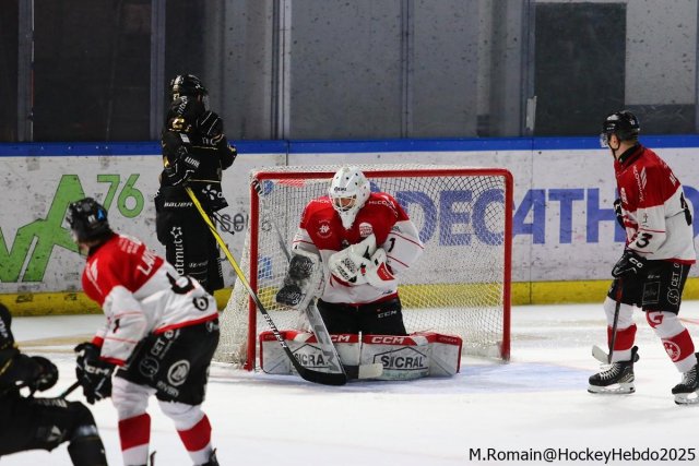 Photo hockey match Rouen - Amiens  le 01/03/2025