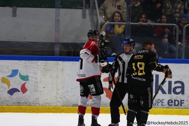 Photo hockey match Rouen - Amiens  le 01/03/2025
