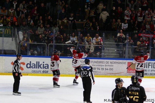 Photo hockey match Rouen - Amiens  le 01/03/2025