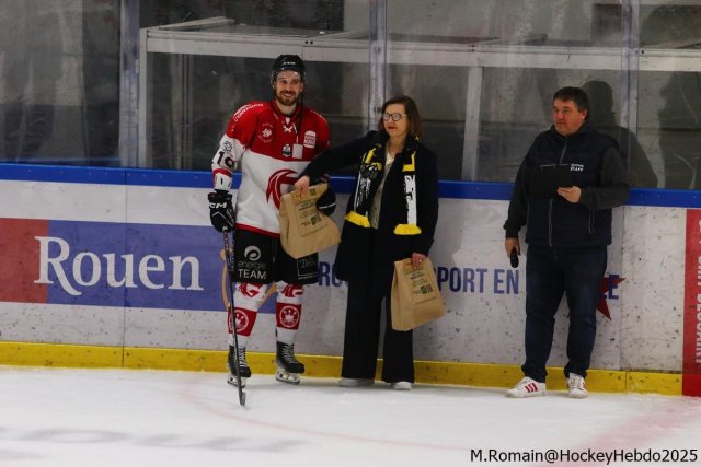 Photo hockey match Rouen - Amiens  le 01/03/2025