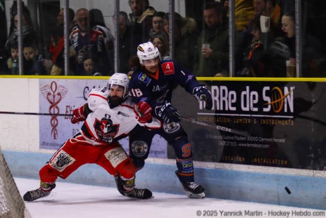 Photo hockey match Clermont-Ferrand - Dijon  le 01/03/2025
