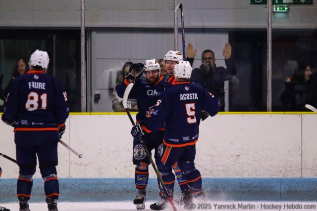 Photo hockey match Clermont-Ferrand - Dijon  le 01/03/2025