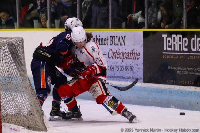 Photo hockey match Clermont-Ferrand - Dijon  le 01/03/2025