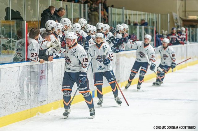 Photo hockey match Luxembourg - Montpellier  le 01/03/2025