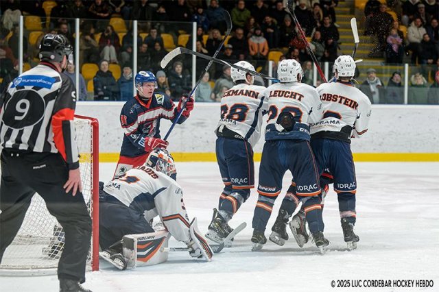 Photo hockey match Luxembourg - Montpellier  le 01/03/2025