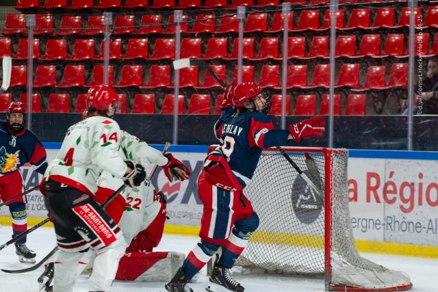 Photo hockey reportage U20 1/4 finale Grenoble vs Cergy 