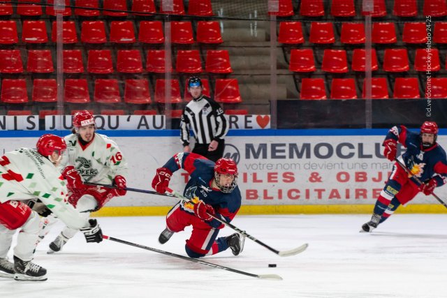 Photo hockey reportage U20 1/4 finale Grenoble vs Cergy 