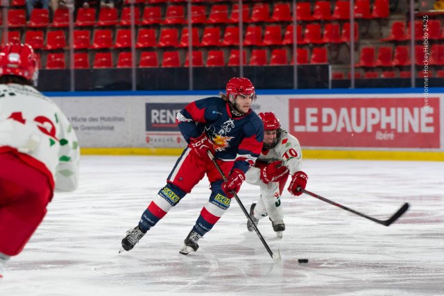 Photo hockey reportage U20 1/4 finale Grenoble vs Cergy 