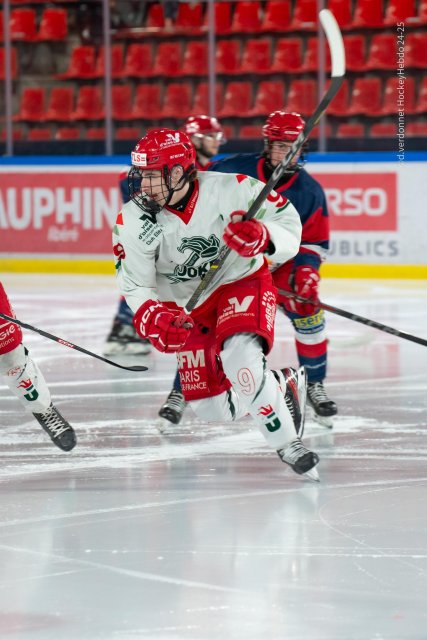 Photo hockey reportage U20 1/4 finale Grenoble vs Cergy 