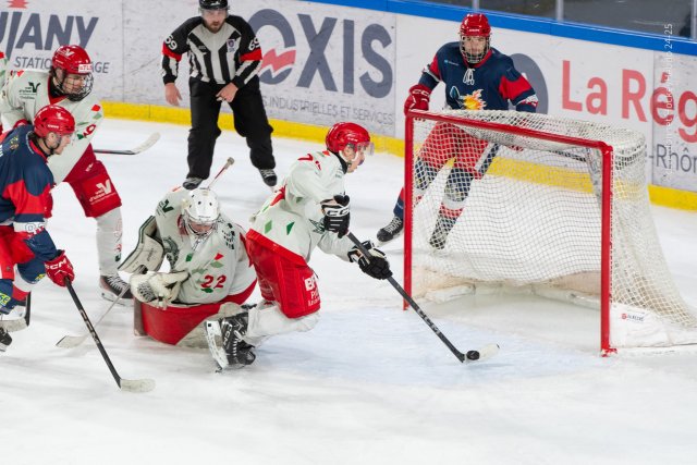 Photo hockey reportage U20 1/4 finale Grenoble vs Cergy 