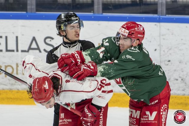 Photo hockey match Cergy-Pontoise - Briançon  le 04/03/2025