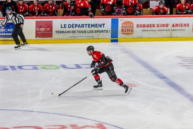 Photo hockey match Amiens  - Rouen le 05/03/2025