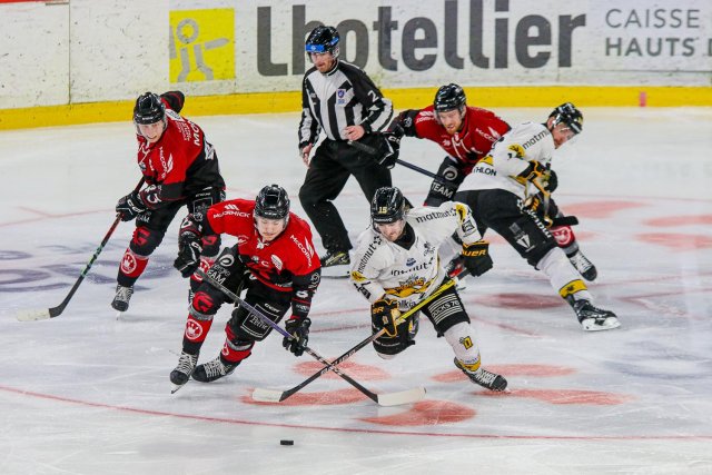 Photo hockey match Amiens  - Rouen le 05/03/2025