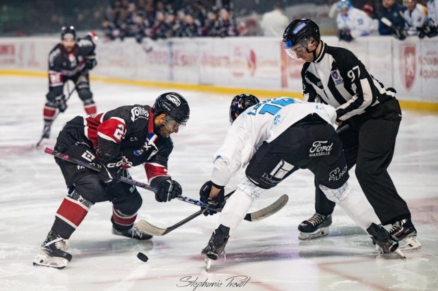 Photo hockey match Bordeaux - Marseille le 08/03/2025