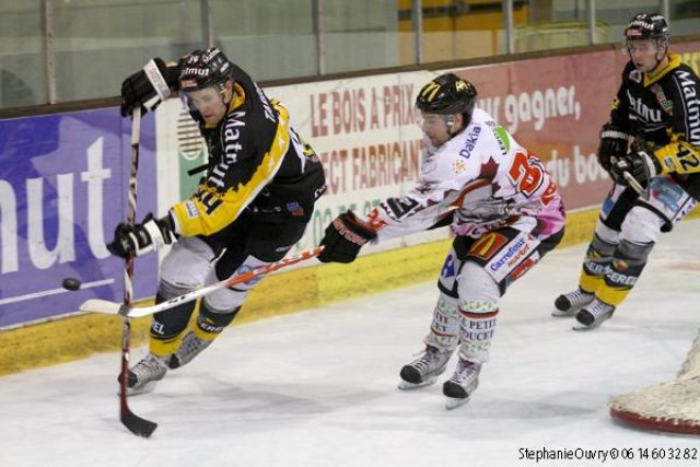 Photo hockey match Rouen - Amiens  le 11/11/2009