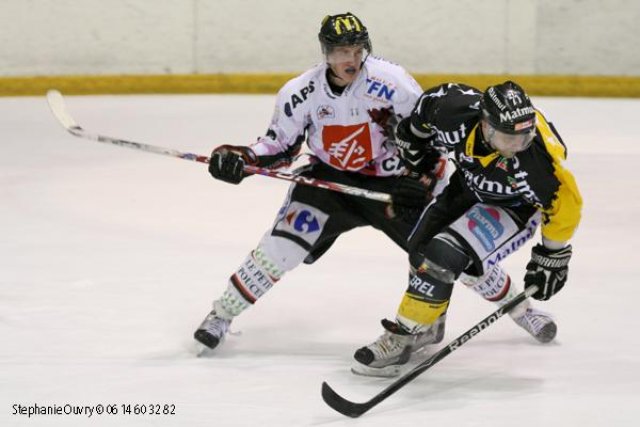 Photo hockey match Rouen - Amiens  le 11/11/2009