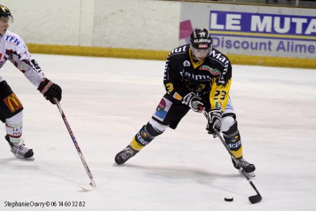 Photo hockey match Rouen - Amiens  le 11/11/2009