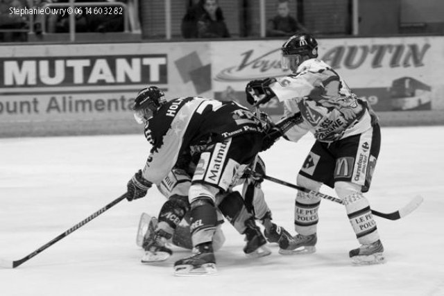 Photo hockey match Rouen - Amiens  le 11/11/2009