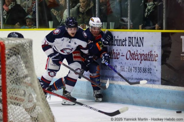 Photo hockey match Clermont-Ferrand - Wasquehal Lille le 08/03/2025