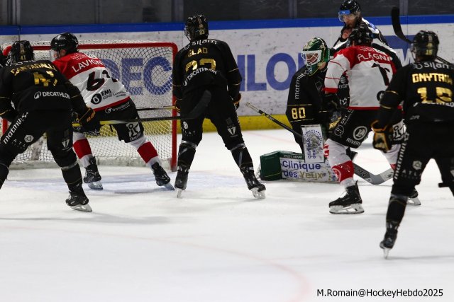 Photo hockey match Rouen - Amiens  le 09/03/2025