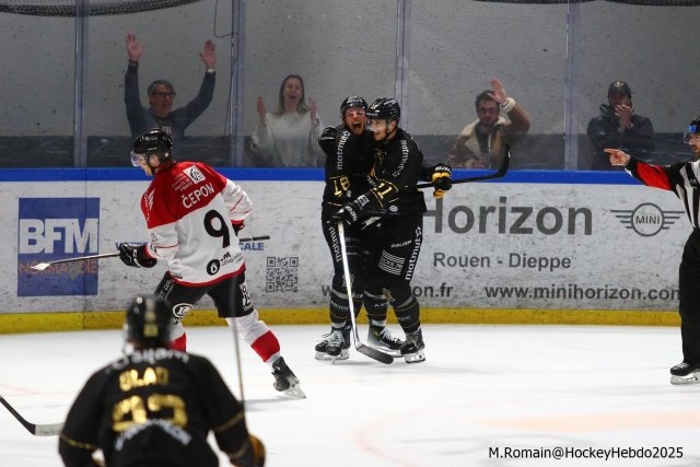 Photo hockey match Rouen - Amiens  le 09/03/2025