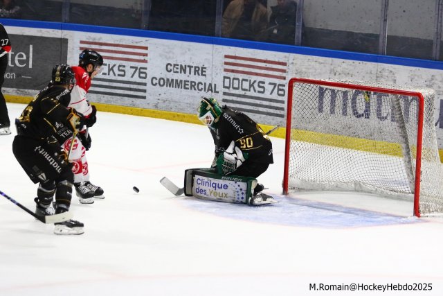 Photo hockey match Rouen - Amiens  le 09/03/2025