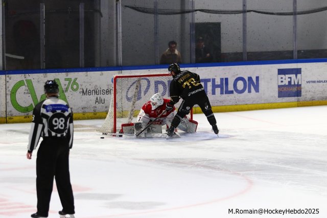 Photo hockey match Rouen - Amiens  le 09/03/2025