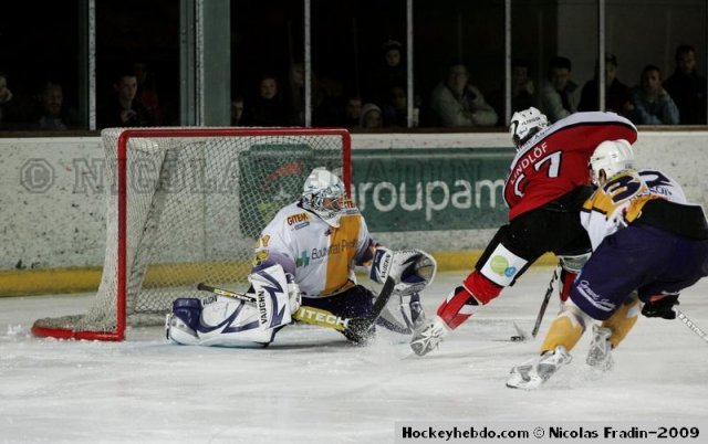 Photo hockey match Briançon  - Chamonix  le 14/11/2009